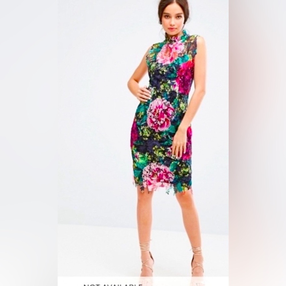 ASOS - Floral Lace Dress